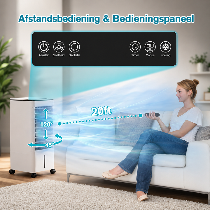 Draagbare Raamloze Airconditioner | Directe Koelte