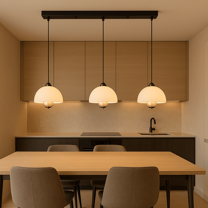 Moderne 3-lichts LED Hanglamp Keuken