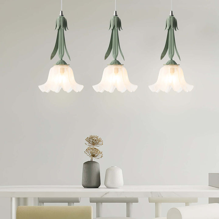 Elegante Hanglamp met Bloemendesign
