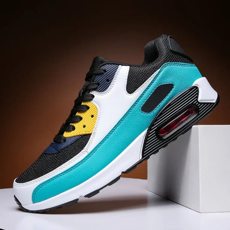 Witte Sneakers voor Heren | Hoge Zool | Comfortabel