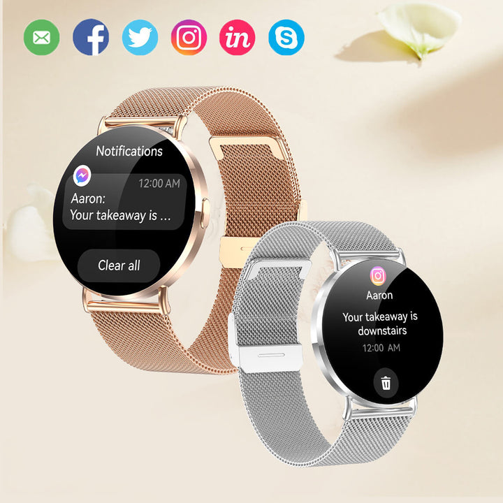 Luxe Galaxy Smartwatch Vrouwen - Stijlvolle Functionaliteit