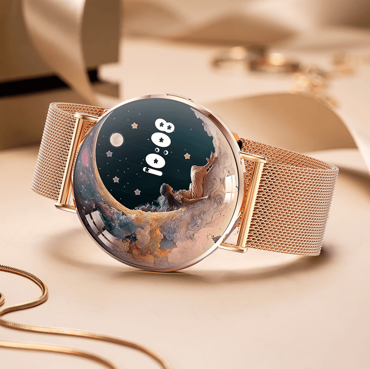 Luxe Galaxy Smartwatch Vrouwen - Stijlvolle Functionaliteit