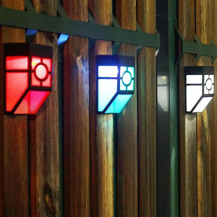 2x Zonne-LED Buitenwandlamp - Energiezuinig