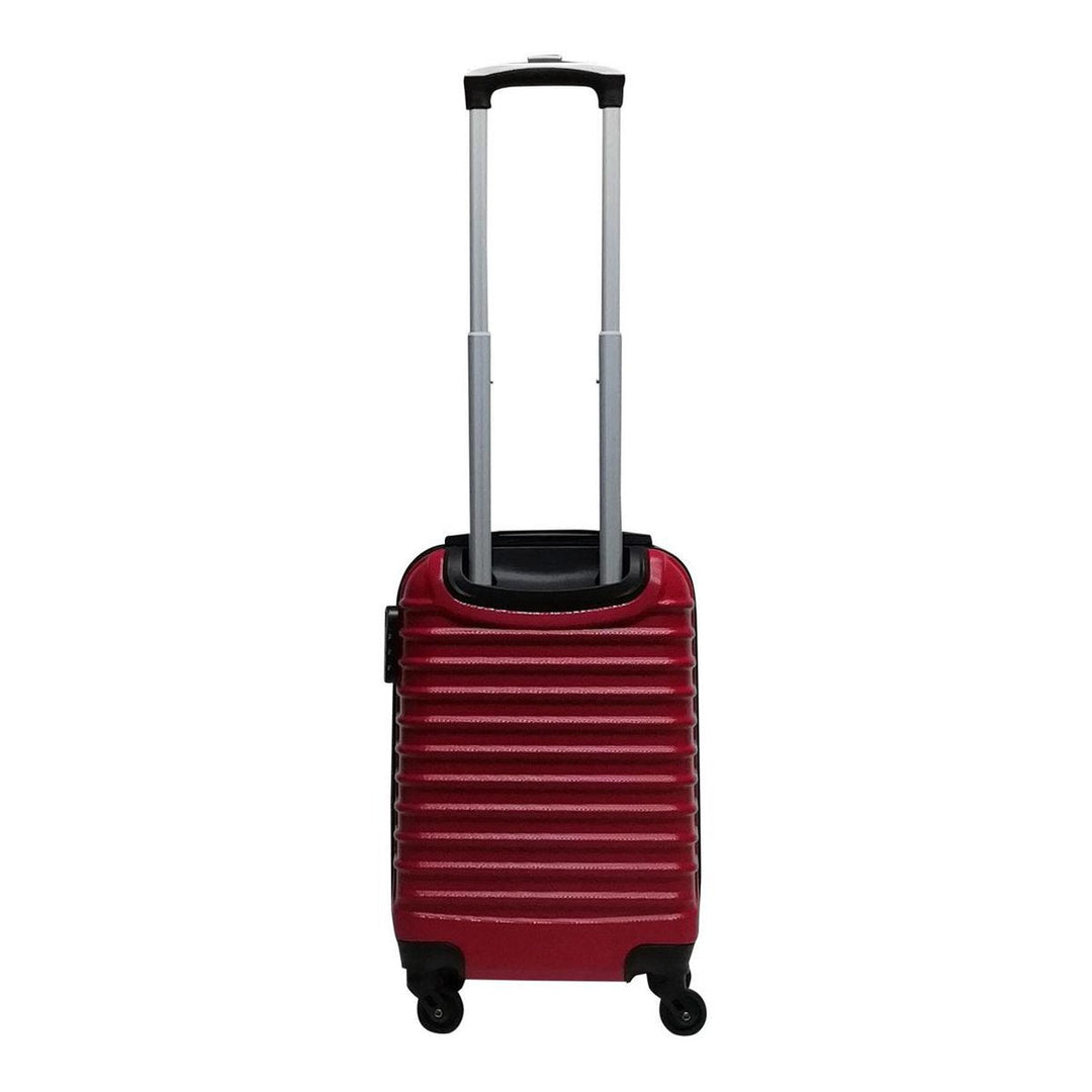 Hardshell reiskoffer in Siena Rosso met geïntegreerd cijferslot voor veilige opslag van je vakantiebagage.