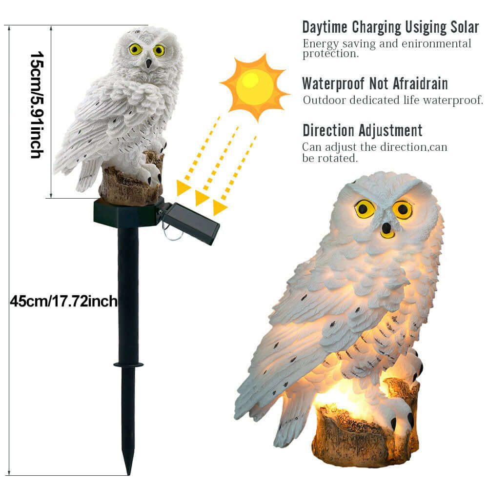 2x Solar Tuinlampen - Egel Design