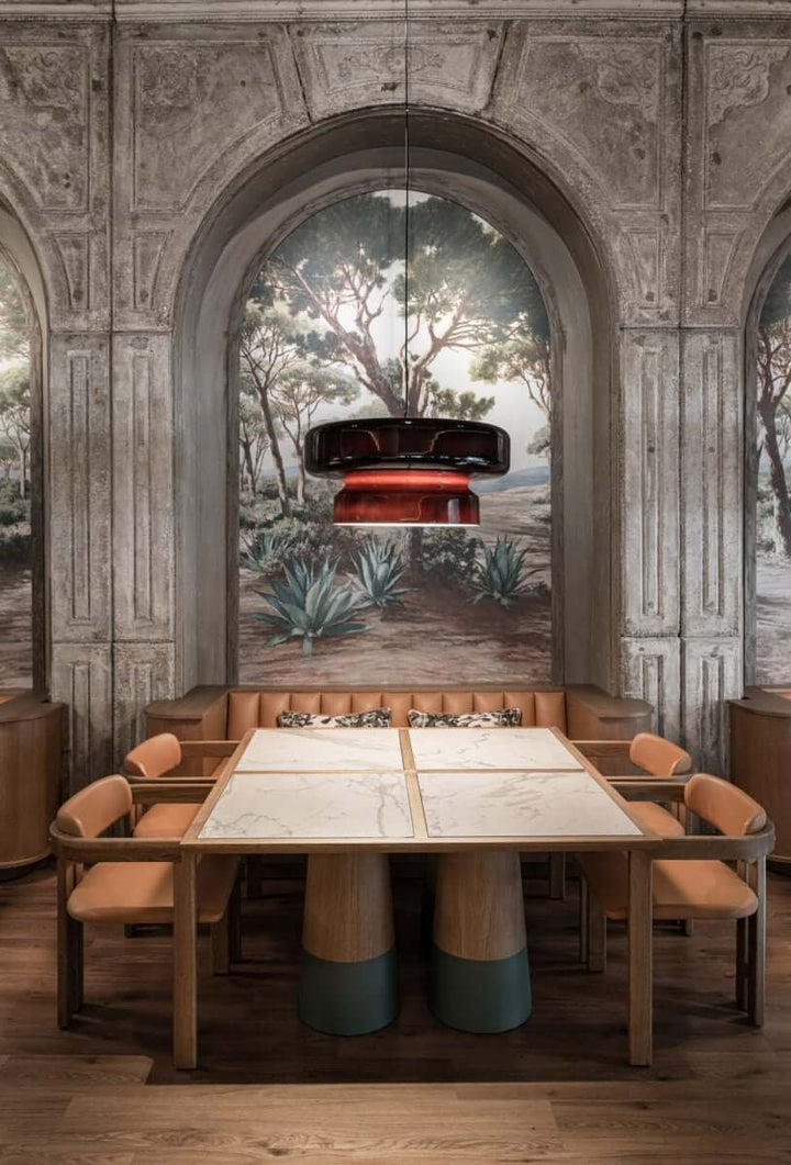 Bohemien Stijl Hanglamp - Glas & Metaal LED