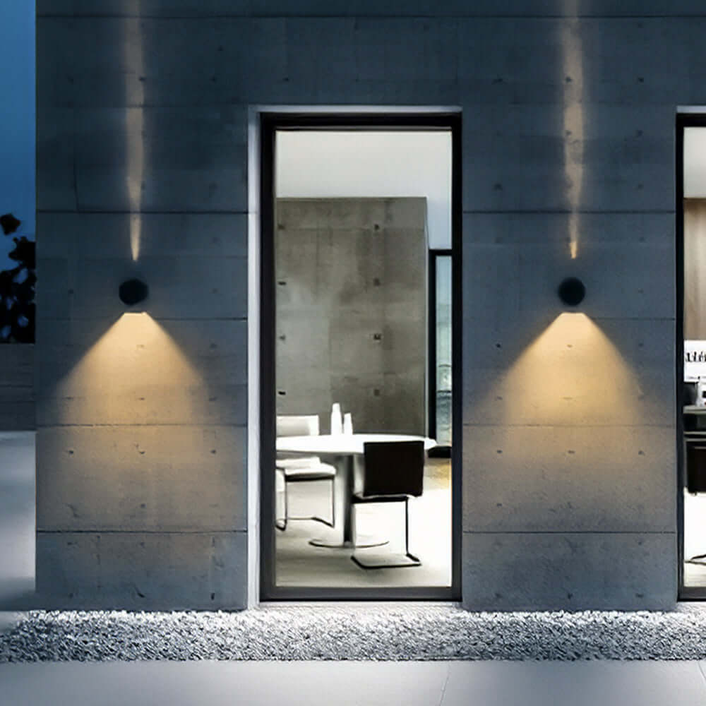 Moderne Ronde Buitenwandlamp - IP65 Waterdicht