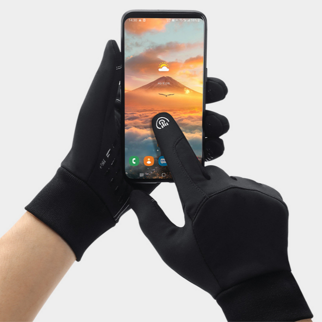 Winddichte touchscreen handschoenen, perfect voor sport en fietsen in de winter. Warm & comfortabel.