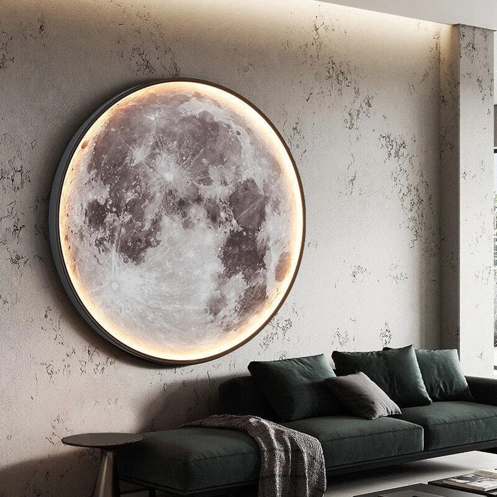 3D-geprinte MoonLamp met realistisch maanontwerp, sfeerverlichting voor ontspanning en romantiek in elke kamer.