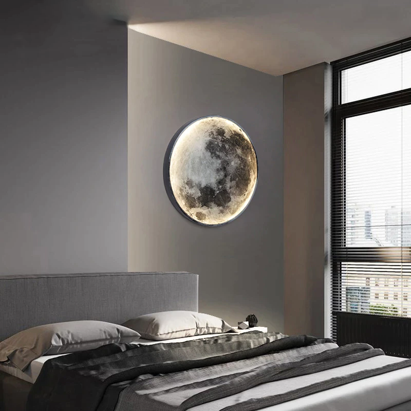 3D-geprinte MoonLamp met realistisch maanontwerp, sfeerverlichting voor ontspanning en romantiek in elke kamer.