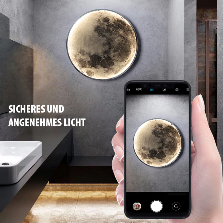 3D-geprinte MoonLamp met realistisch maanontwerp, sfeerverlichting voor ontspanning en romantiek in elke kamer.