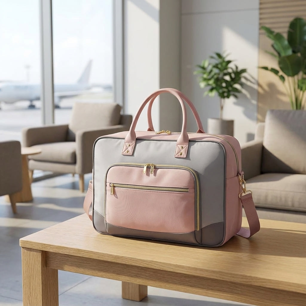 4-delige draagbare reis duffelset voor georganiseerd reizen, ideaal als handbagage of weekendtas.