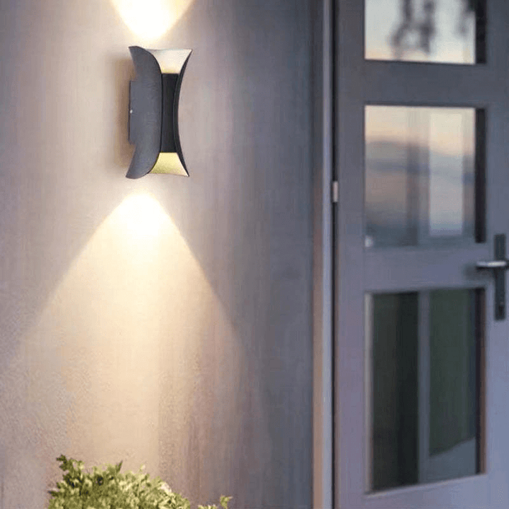 Buiten LED Aluminium Wandlamp - Waterdicht