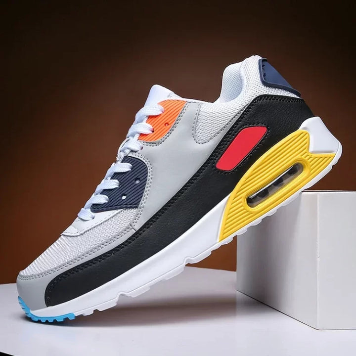 Witte Sneakers voor Heren | Hoge Zool | Comfortabel