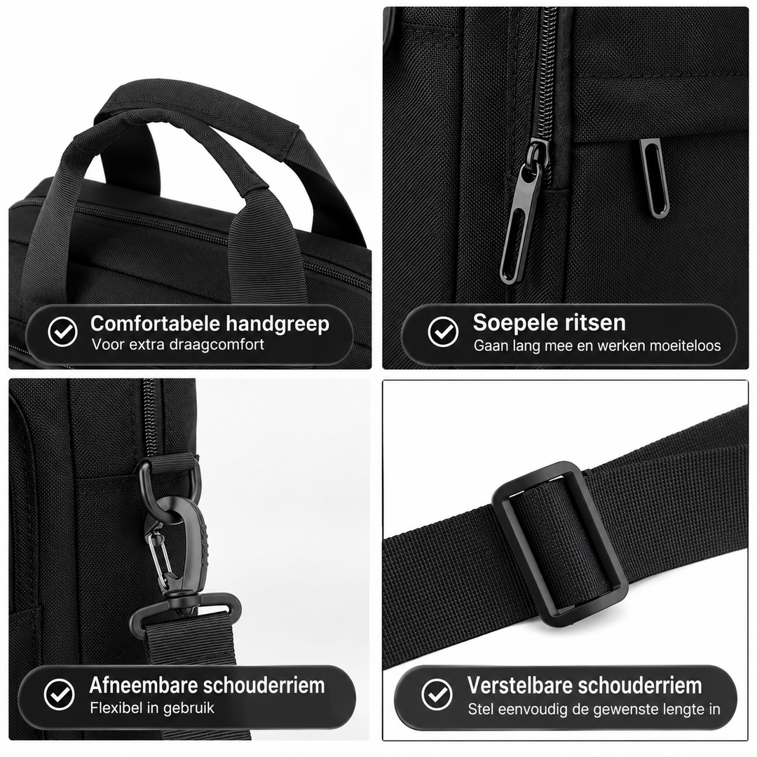 Slanke Zakelijke Laptoptas voor Heren