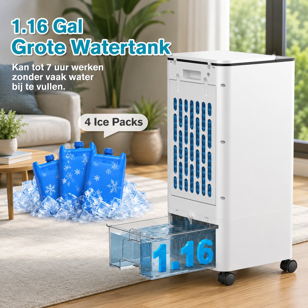Draagbare Raamloze Airconditioner | Directe Koelte