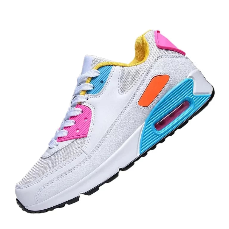 Witte Sneakers voor Heren | Hoge Zool | Comfortabel