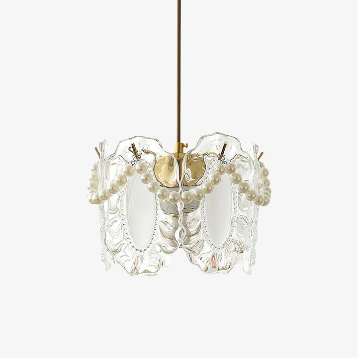 Bloemen Glas Hanglamp - Elegant Design