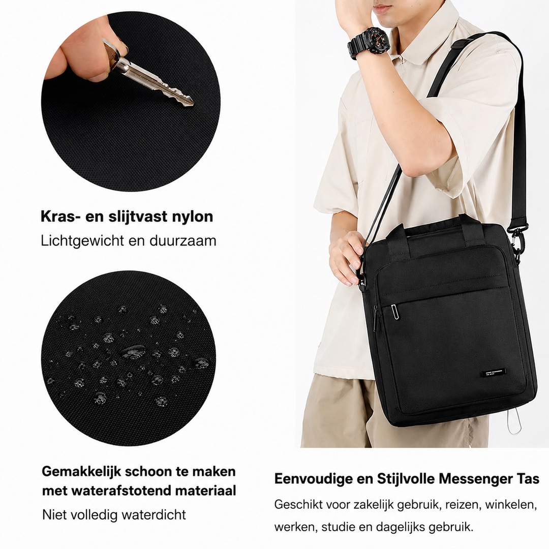 Slanke Zakelijke Laptoptas voor Heren