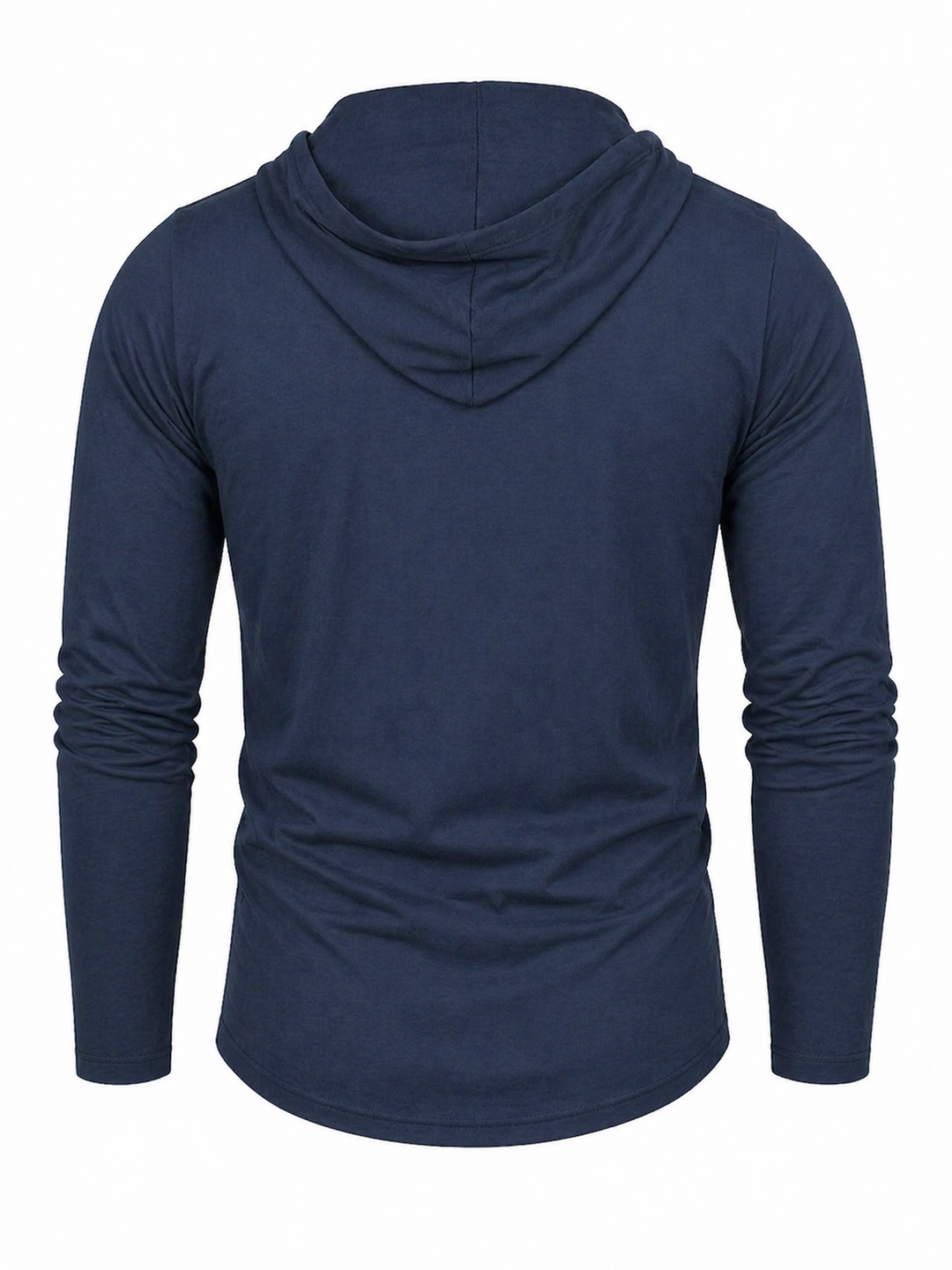 Heren hoodie - Lichtgewicht & Ademend - Drie-Knopen Sluiting