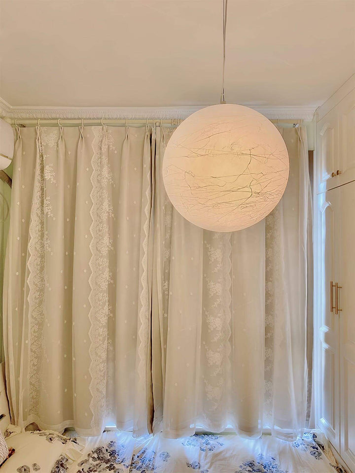 Zijden Hanglamp - Sfeervolle Verlichting voor Thuis