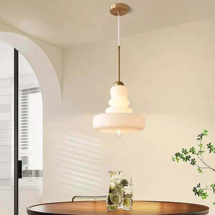 Glazen Hanglamp - Bauhaus Design