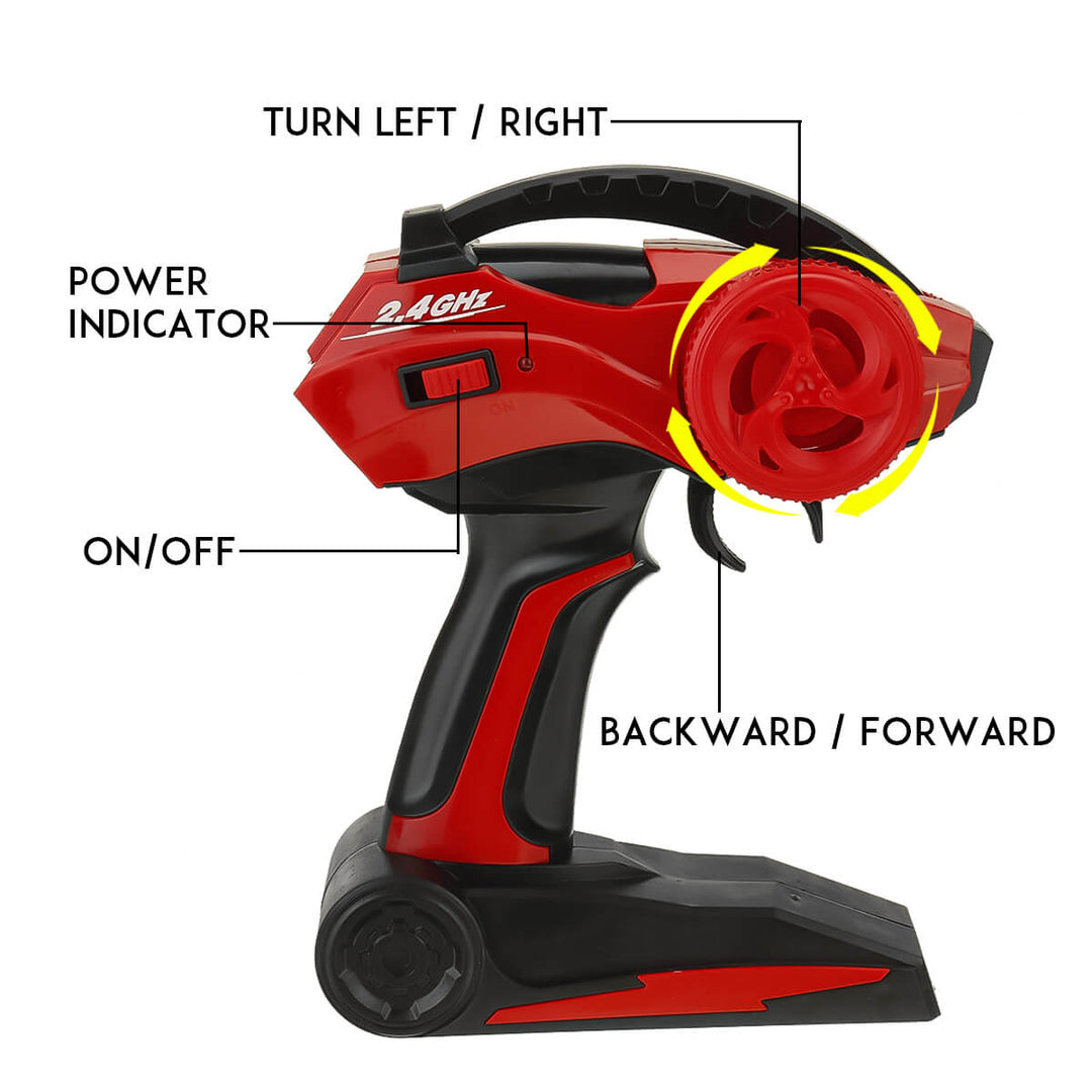 "6-wiel off-road RC monster truck 1/12 schaal, robuust ontwerp, geschikt voor alle terreinen en voorzien van 2.4GHz technolog