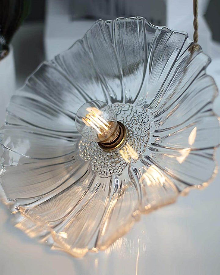 Hanglamp Glas Bloem - Retro Design Verlichting