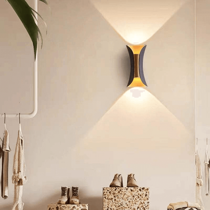 Buiten LED Aluminium Wandlamp - Waterdicht