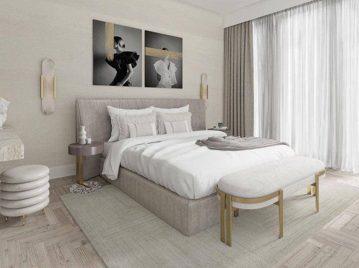 Moderne Wandlamp - Albast & Metaal