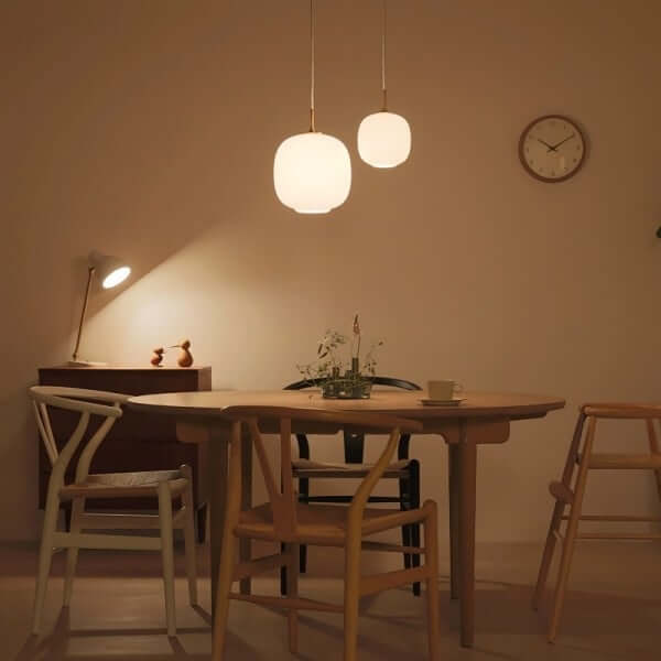 Moderne Hanglamp - Opaalglas Design
