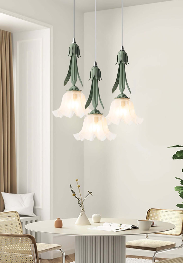 Elegante Hanglamp met Bloemendesign