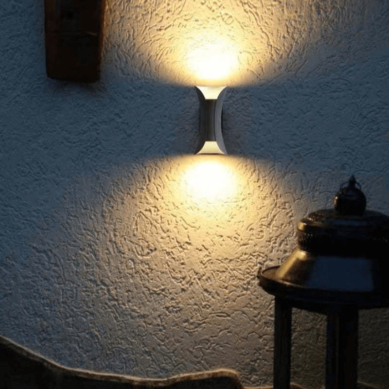 Buiten LED Aluminium Wandlamp - Waterdicht