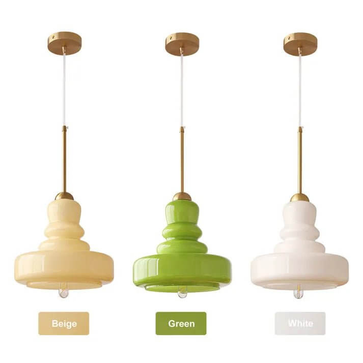 Glazen Hanglamp - Bauhaus Design