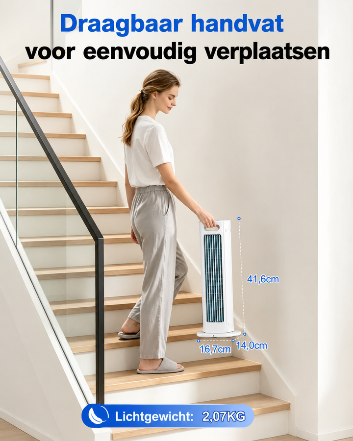 Draagbare 4-in-1 Kamerkoeler met Afstandsbediening en Timer
