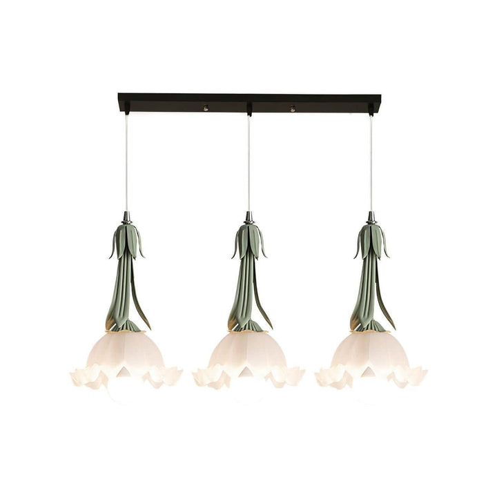 Elegante Hanglamp met Bloemendesign