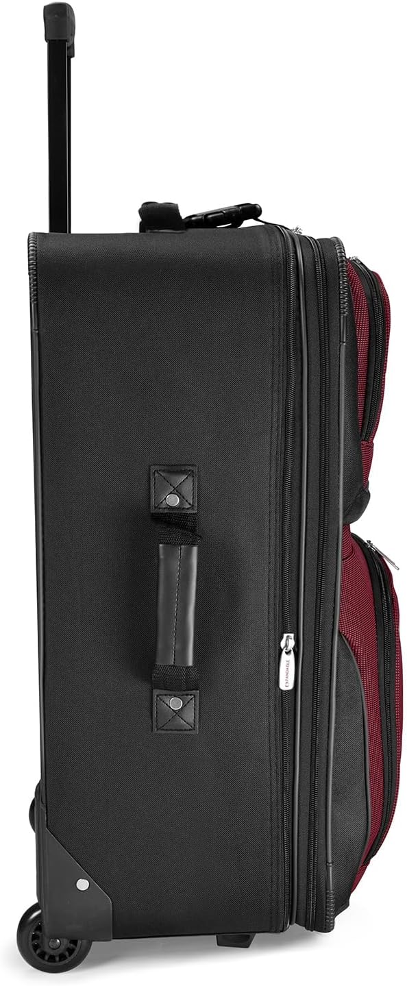 Compact op te bergen TravelMax softshell bagageset, ideaal voor efficiënt ruimtegebruik thuis & onderweg.