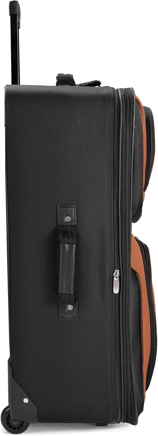 Veilig TSA-slot op de TravelMax softshell koffer, essentieel voor zorgeloos reizen met je bagageset.
