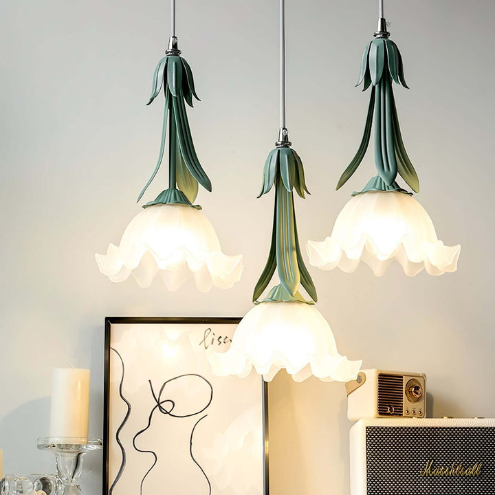 Elegante Hanglamp met Bloemendesign