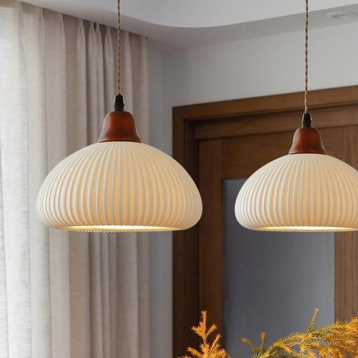 Stijlvolle Keramische Hanglamp - Rustiek Design