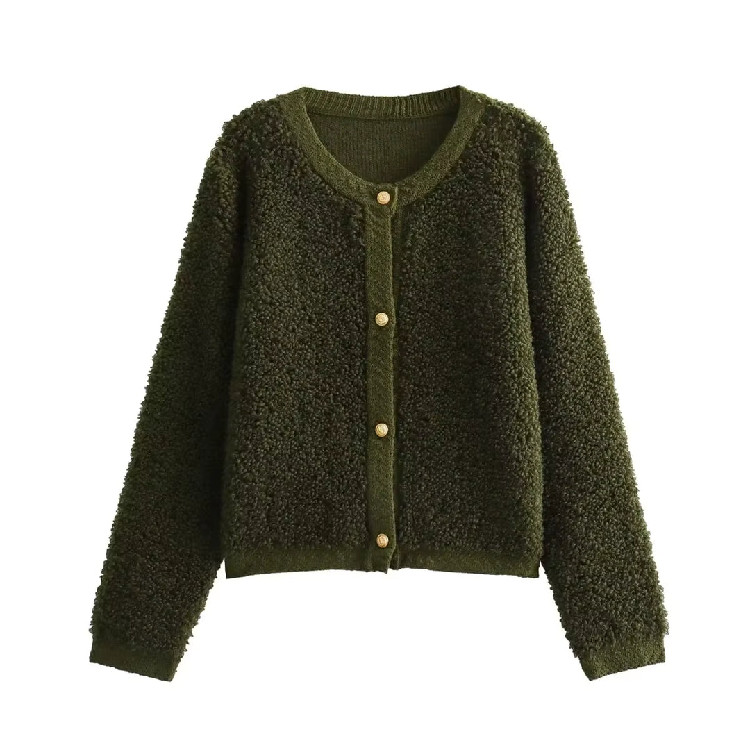 Trendy Dames Overshirt in Teddy-Stijl