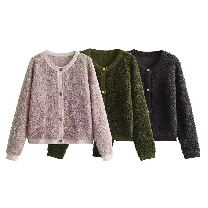 Trendy Dames Overshirt in Teddy-Stijl