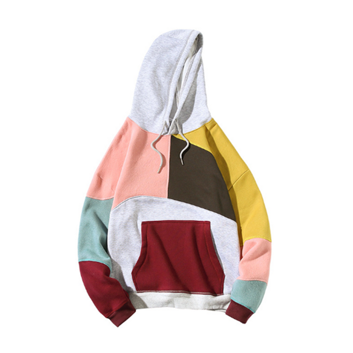 Comfortabele Heren Hoodie met Stijlvol Kleurcontrast - Perfect voor Elke Dag