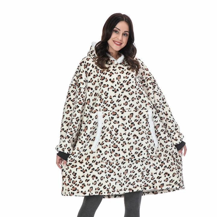 Warme unisex hoodie deken, jouw perfecte partner voor thuis comfort.
