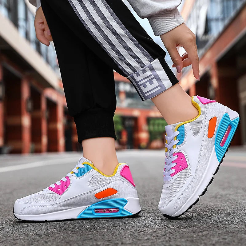Witte Sneakers voor Heren | Hoge Zool | Comfortabel