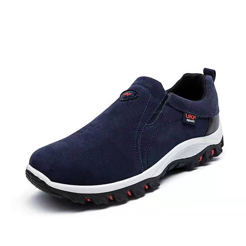Comfortabele instap wandelschoenen voor heren, snel aan en uit, ideaal voor dagelijks gebruik en lichte wandelingen.