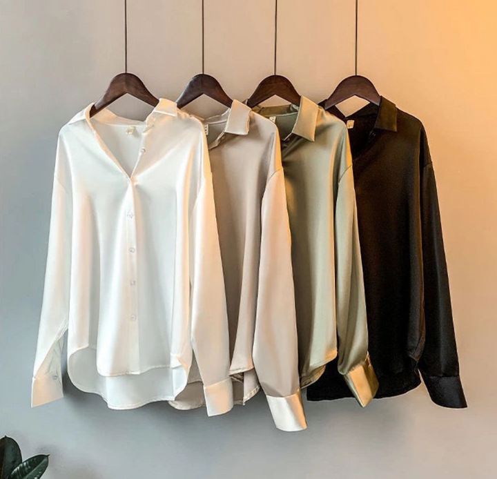 Modieuze dames blouse Myra in diverse kleuren; een comfortabele top voor dagelijkse outfits of kantoor.
