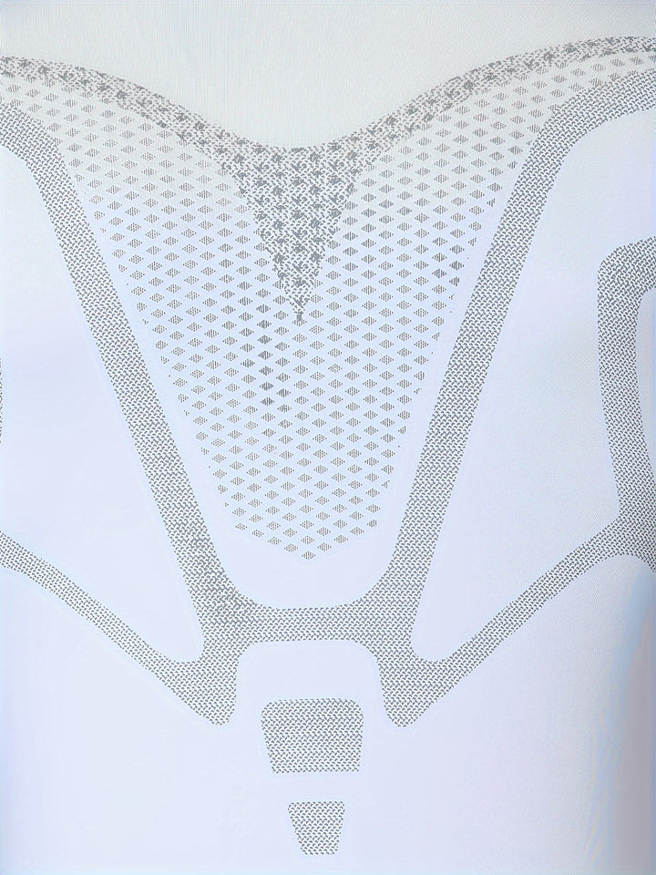 "Ademend heren Muscle Fit sport T-shirt, compressie, strak design, kuitervolg hoge performance, ideaal voor training."