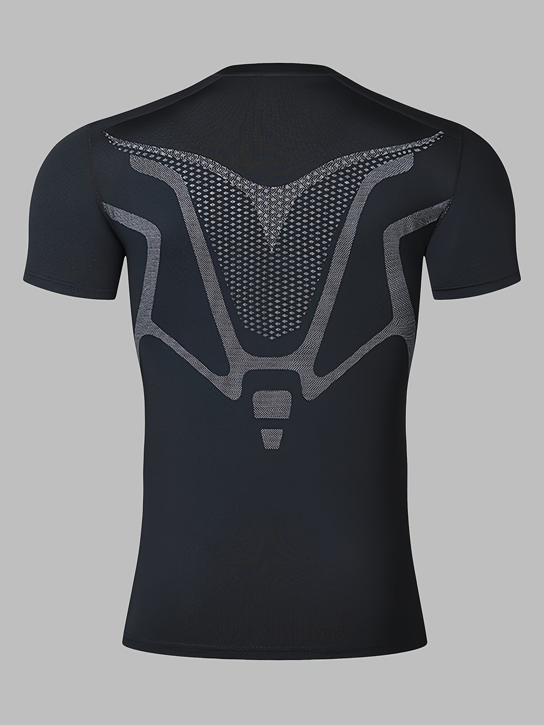 "Ademend heren Muscle Fit sport T-shirt, compressie, strak design, kuitervolg hoge performance, ideaal voor training."