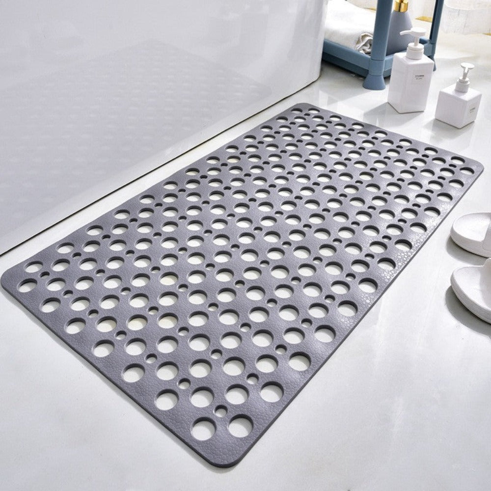 Antislip douchemat voor veilige badkamer, voorkomt uitglijden.